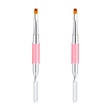 Perfekte Nagelkunst: Doppelseitiges Polygel-Pinsel- und Applikator-Set, hochwertige Werkzeuge für mühelose Gel-Nagelkreationen, ideal für