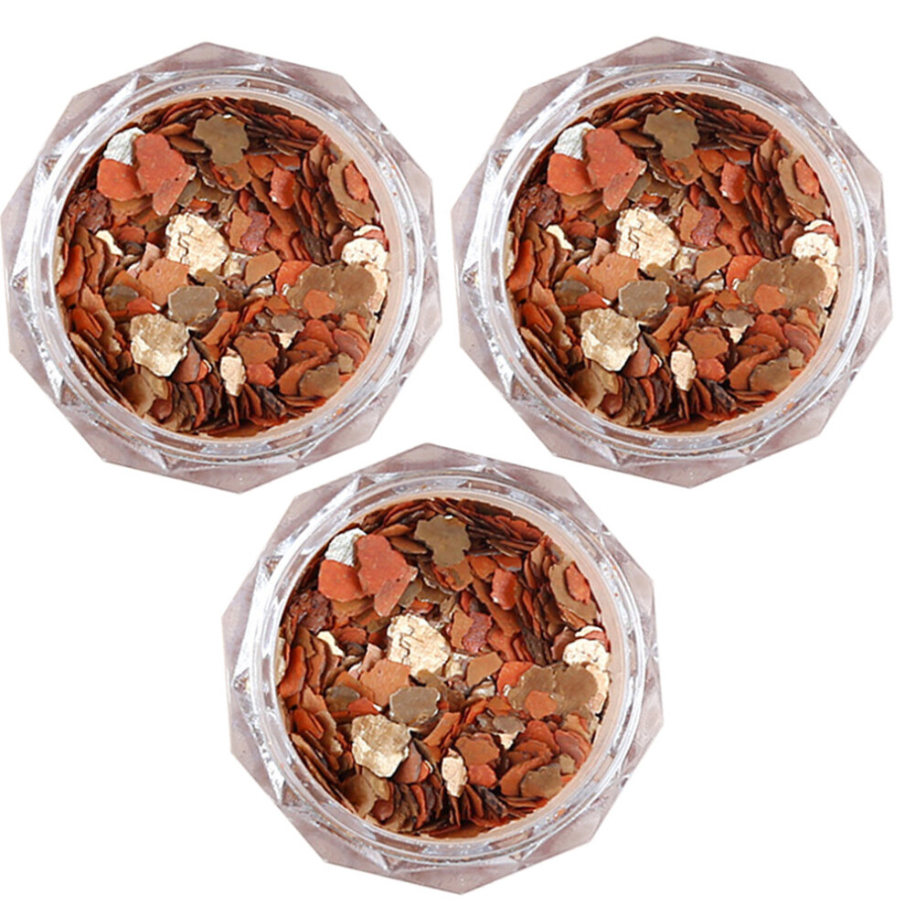 Radiant Seasonal Style: Fall Leaves Nail Glitters, Natural Mica Flakes, Non-Toxic Glitter Sequins For Vibrant DIY Fall Nail Art For Halloween Parties