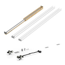 Kit de Contre-châssis-Duoku-pour Porte Coulissante-61-76,2 cm de Largeur et 203,2 cm de Hauteur-Système de Porte Escamotable