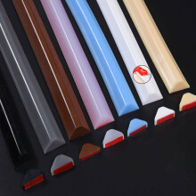 200cm Sink Edge Sealing Strip Silicone Sealing Strip Dry Wet Separation Shower Water Barrier Bathroom Kitchen Black