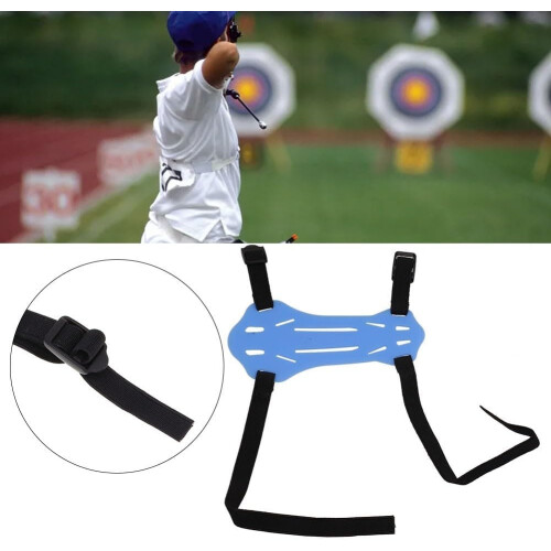 Sturdy Rubber for Your Elbows While Practicing with a Recurve Bow (Blue) 1