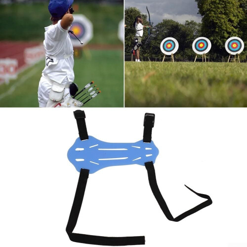 Sturdy Rubber for Your Elbows While Practicing with a Recurve Bow (Blue) 2