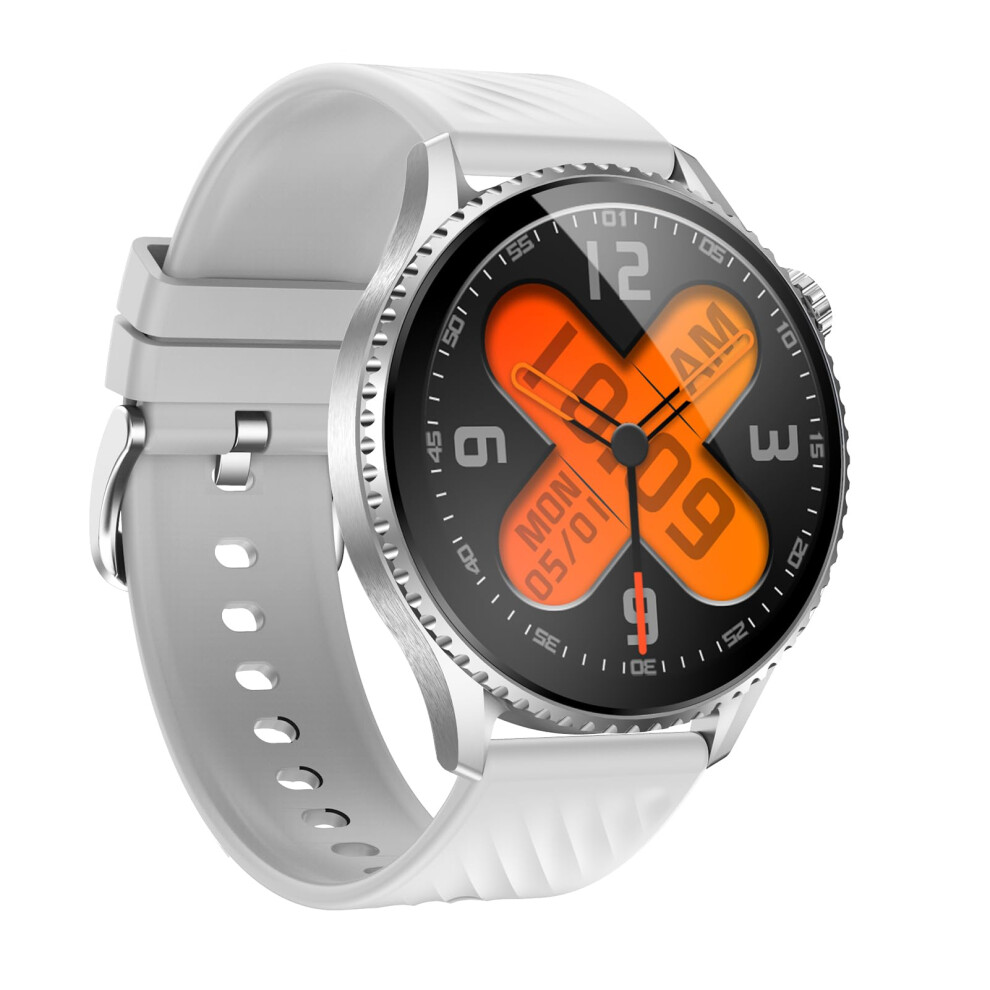 Smartwatch 1.56Inch Display Bluetooth Calling 50+ Sports Modes Ip67 Waterproof Voice Assistant Notifications Silver 9199774609807