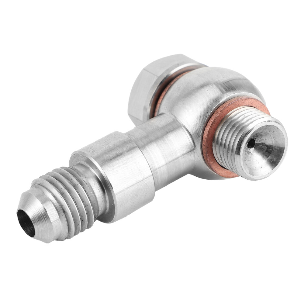 M11x1.0 To 4An Turbo Oil Feed Fitting 1.0Mm Restrictor Mild Steel For Gt2871 4691379419355
