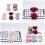 2Pieces Bear Towel 30x30cm Highly Absorbent Soft Face-White 2