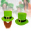 Patricks Day Partyhut mit Schnurrbärten und Bärten für Männer 2