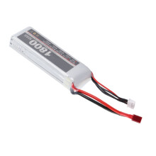 Zuverlässige 11,1V 3S 1800mAh LiPo-Batterie mit T-Stecker für ferngesteuerte Fahrzeuge