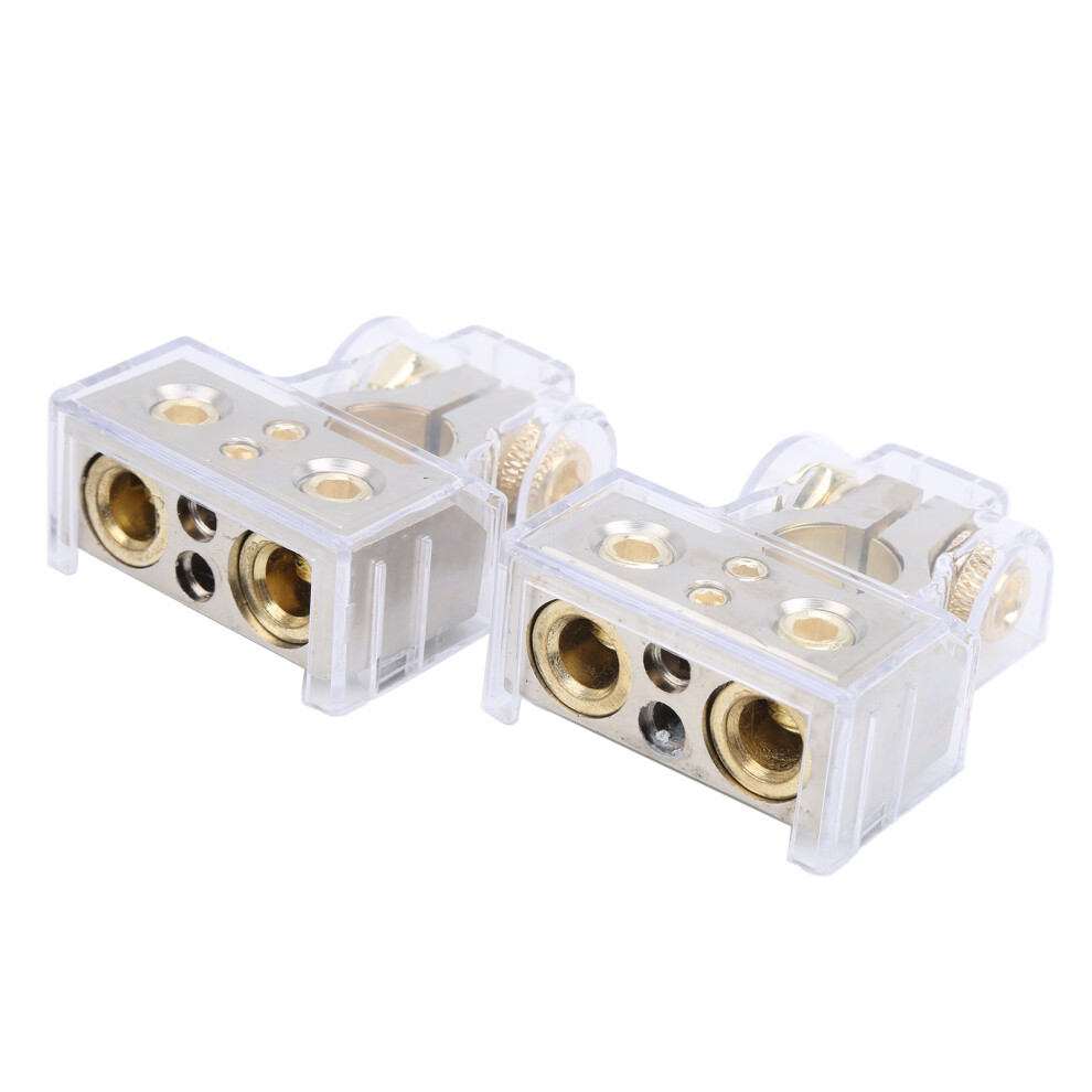 Pair Battery Terminal Connectors Negative Positive 0/4/8/10 Awg Zinc Alloy 8141379420678