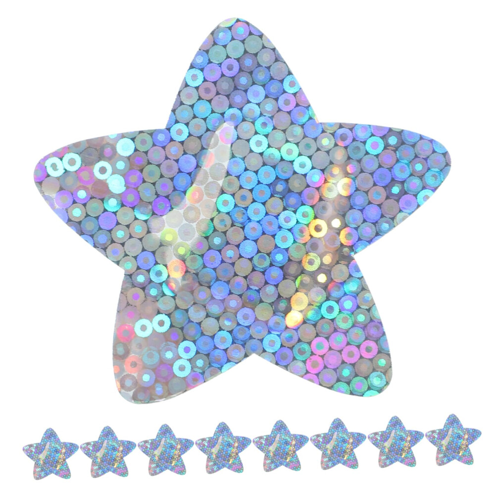50Pcs Star Glitter Adhesive Bandages Breathable Fabric Individually Wrapped for Wound Care