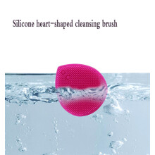 Rituale di cura della pelle sano, spazzola per il viso in silicone ipoallergenico per uso quotidiano, spazzola portatile per la pulizia del viso con