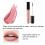 Ματ μεταλλικό lip gloss με βάση το νερό, μακράς διαρκείας, αδιάβροχο, με έντονες 3