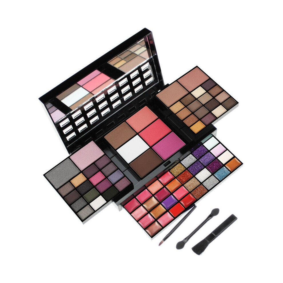 Ultimate Glamour Set, Professional Makeup Artist Choice, Travel Makeup Set For Women, 74 Colors Full Kit, Starter Bundle, Neutral Ingredients, Waterp