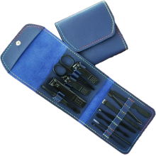 Set per manicure professionale, perfetto come regalo, con strumenti in acciaio inossidabile di alta qualità, kit da viaggio con elegante custodia,