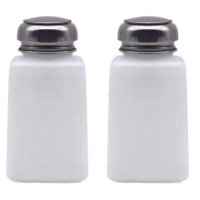 Bærbar ledsager, intuitiv betjening, alkoholvæskepumpe, elegant design, 200 ml neglelakfjerner, tom flaske, 2 stk.