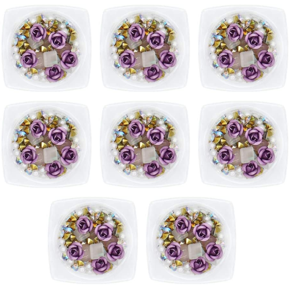 Metal Rose Bouquet Buttons, Butterfly Rhinestones Decoration for Fashion and Craft For Halloween Parties For Nightclubs For Daily Use