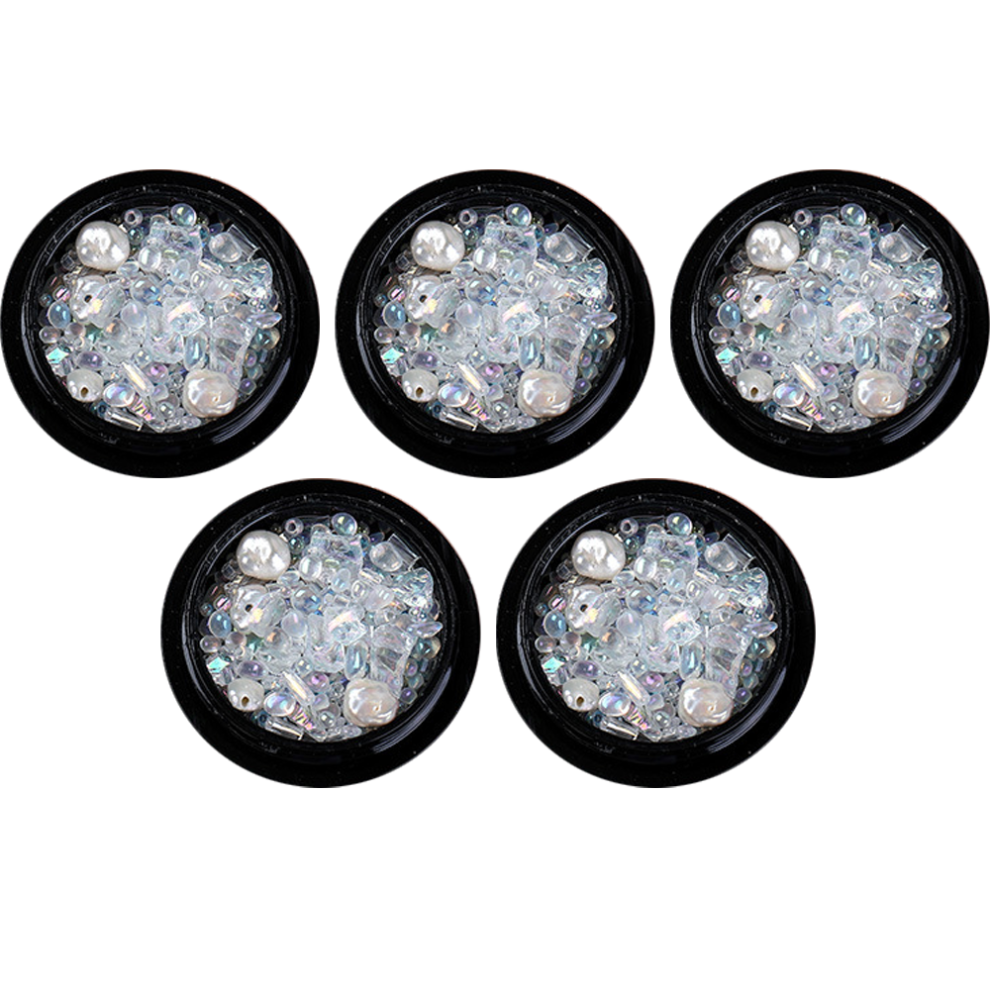 Acrylic Faux Pearl Cabochons For Crafts Decorations, Resin Flatback Half Pearls Rhinestones For Crafts, Multi-size Pearls Rhinestones, Flat Round Dom