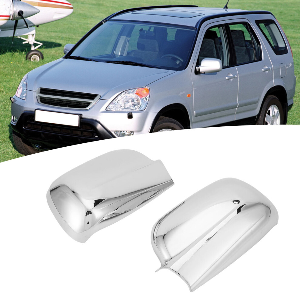 Chrome Mirror Cover Set For Crv 2003-2005 Waterproof Heat Resistance Silver 4331375929655