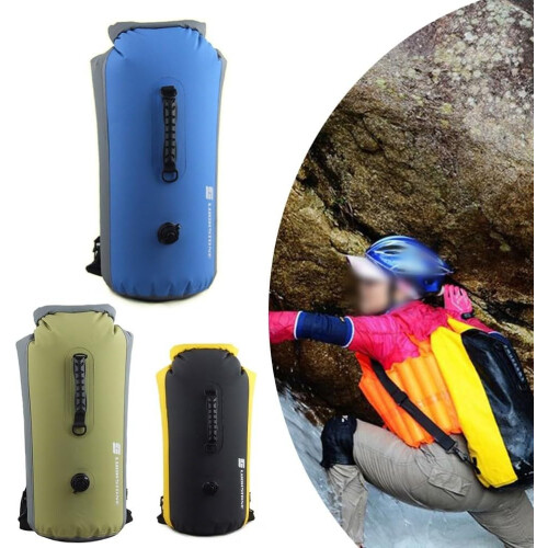 Waterproof Dry Bag 35L Black Kayaking Rafting 1