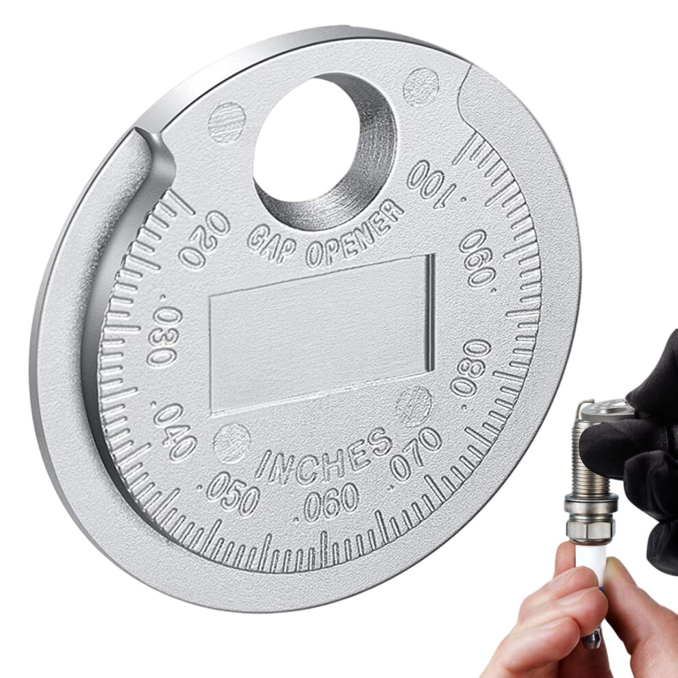 Sparkplug Gap Tool Spark Plug Gap Tool Gapper Gauge Cointype Metal Sparkplug Tester Measurement Car Accessories For Driver, Travel Road 9199774610896