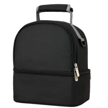 Doublelayer Breast Milk Backpack Milk Bottle Freshkeeping Insulation Bag Milk Bag Milk Storage Backpack Bag Black1
