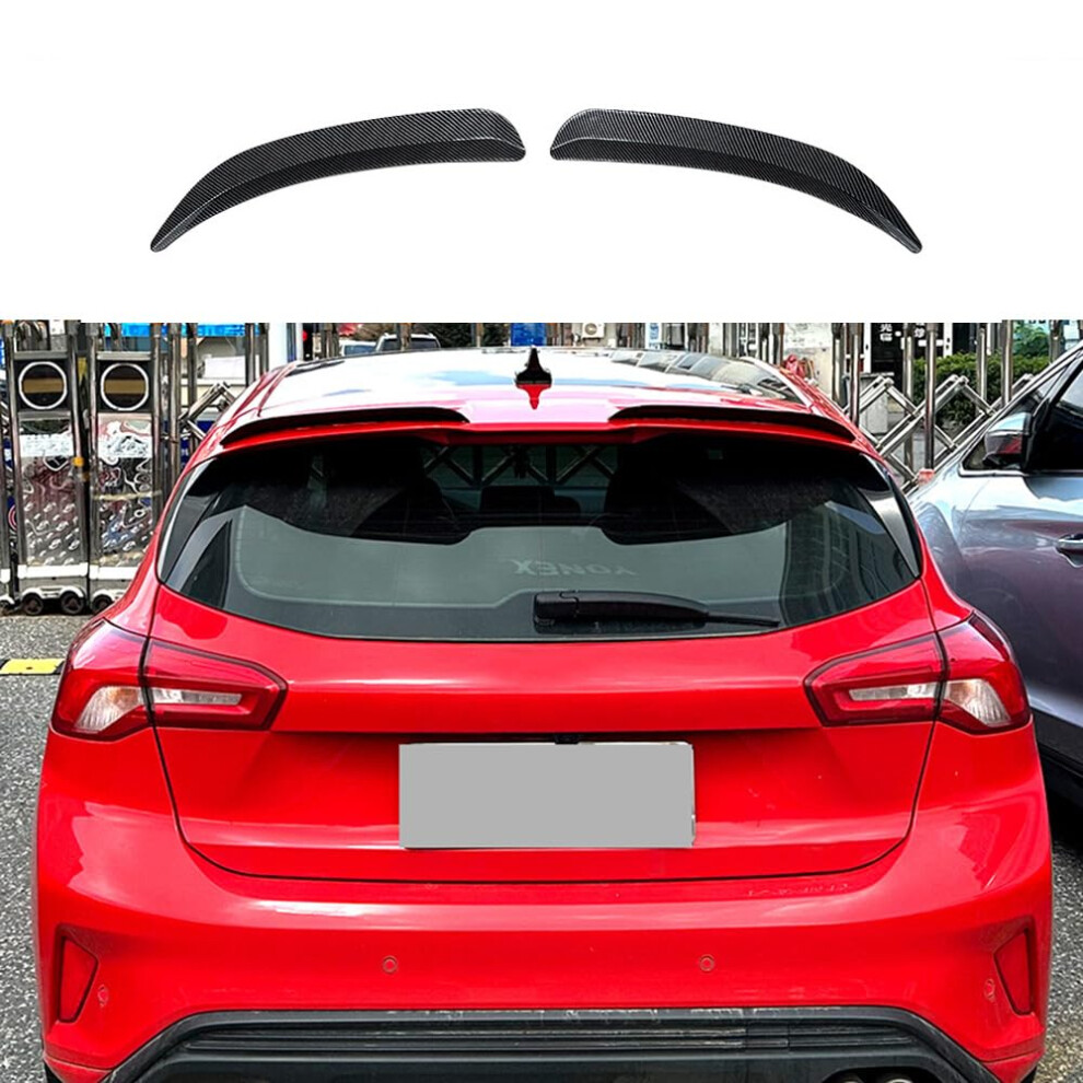 Car Rear Spoiler For Ford Focus Mk4 Hatchback St Line 2019+, Carbon Fiber Roof Lip Wing 9187378871034