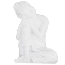 Figurine de Bouddha en prière en céramique, mélange religieux. Haute céramique, élégamment travaillée. Décoration de table, présence