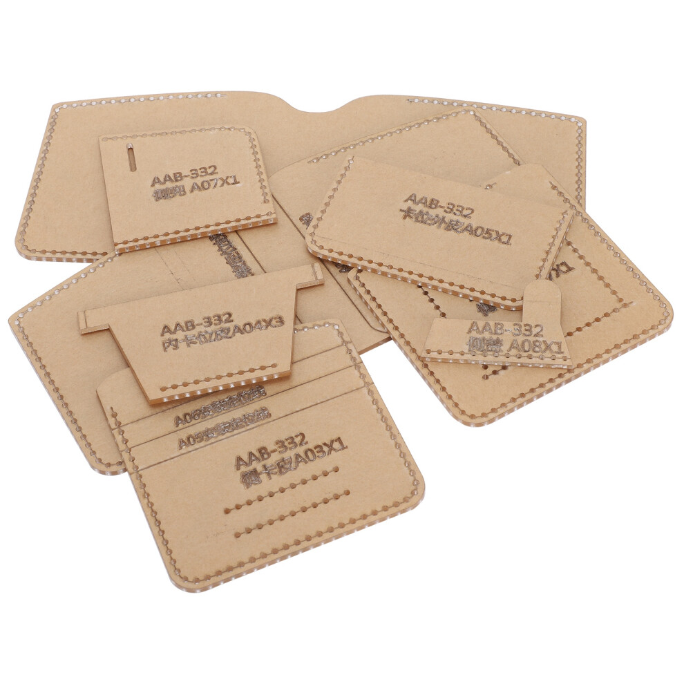 Acrylic Wallet Template For Diy Purse Making, Clear Leathercraft Pattern 8471379423707