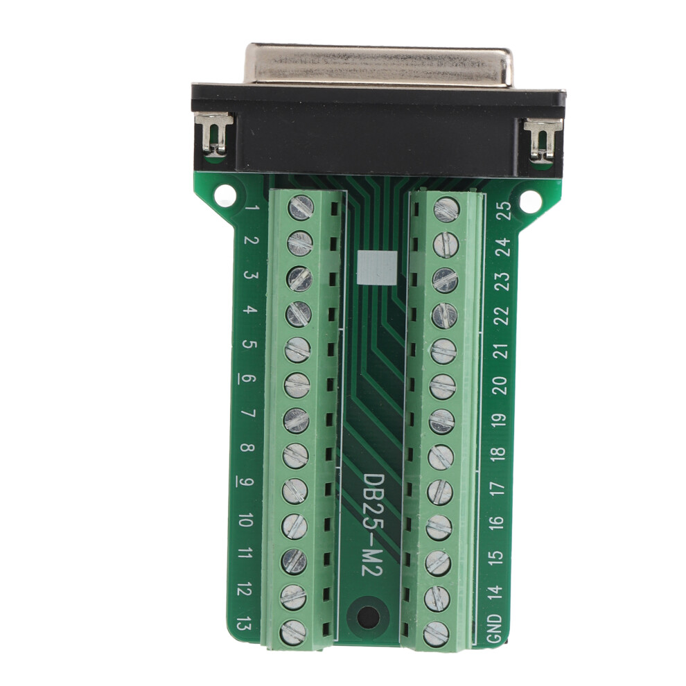 Compact 80X53x18mm Terminal Block Connector Db25-M2 For Debugging 7651375934839