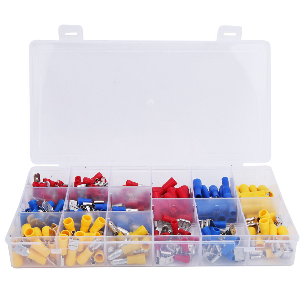 Copper Tin-Plated Wire Crimp Terminals Wide Applications Electrical Connectors, Waterproof Insulated Wire Connectors Assortment With Strong 9138057754223