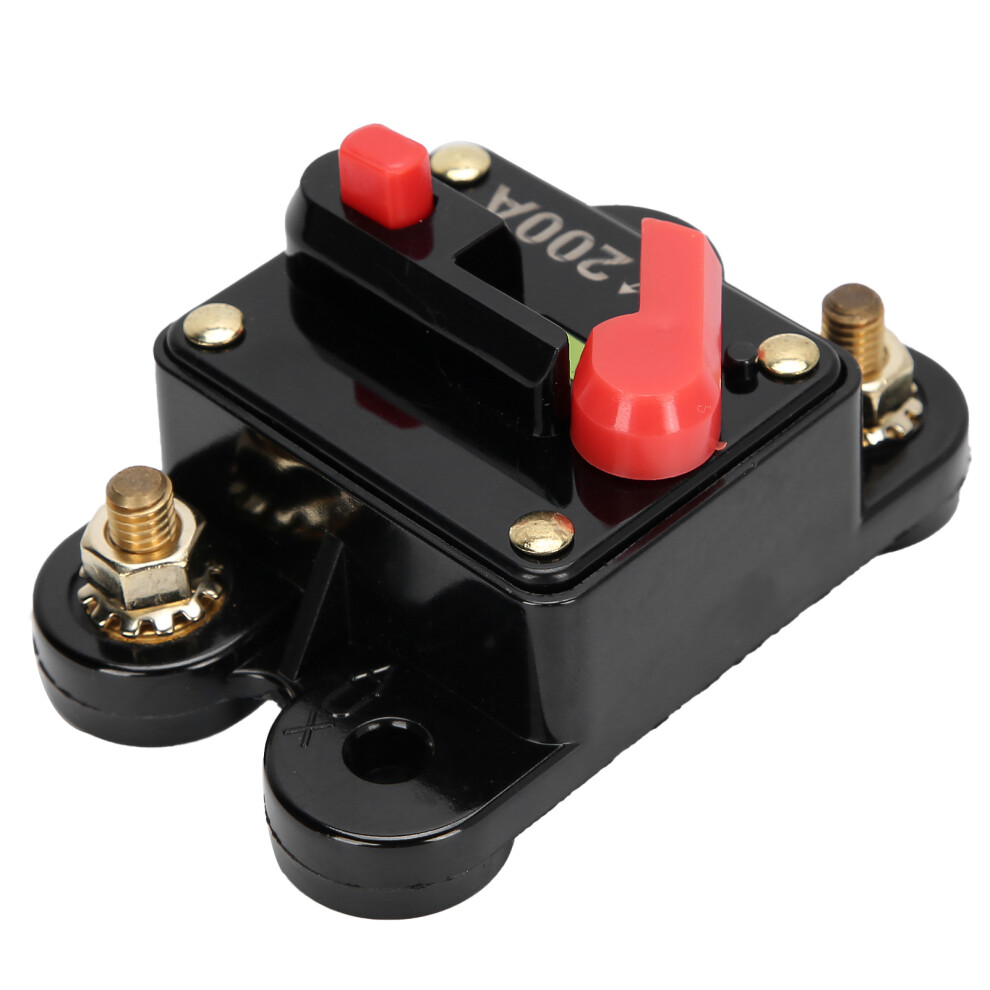 12Â24V Dc Circuit Breaker Fuse For Vehicles With Manual Reset 200A Capacity 4621379425070