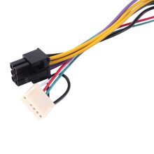 8X ATX PSU Power Supply Cable 24P to 6P Male  6P Connector for  ProDesk 600 G1 800G1 Mainboard Conversion Wire