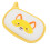 5pcs Baby Bath Brush Set, Soft Sponge Cotton, Yellow Fox Pattern 1