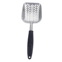 Cat Litter Scoop Large Aluminum Alloy with Ergonomic Grip Handle for Easy and Durable Cleaning