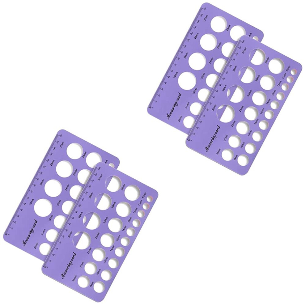 Flange Silicone Nipple Ruler for Breast Pump Size Measurement, Soft Silicone Flange Sizer, Accurate Nipple Size Tool