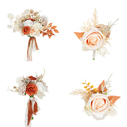 Artificial Wedding Bouquet Hand Flower Unique-wrist flower 2