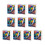 10pcs Multipurpose Paper Bags with Handles-black frame rainbow 1