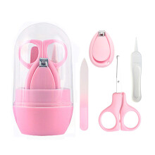 Set per la cura delle unghie del bambino, manici antiscivolo, strumenti per la cura delle unghie in acciaio inossidabile, kit per manicure essenziale