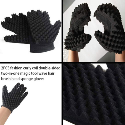 DIY διπλής όψης μπούκλες πηνίο, φιλικό προς το δέρμα υλικό μαγικό εργαλείο κύμα 2