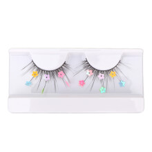 Kunstwimpers met dramatische glitter, lichtgewicht en herbruikbaar, zachte, luchtige look voor feestjes en kerst, hypoallergene decoratieve wimpers