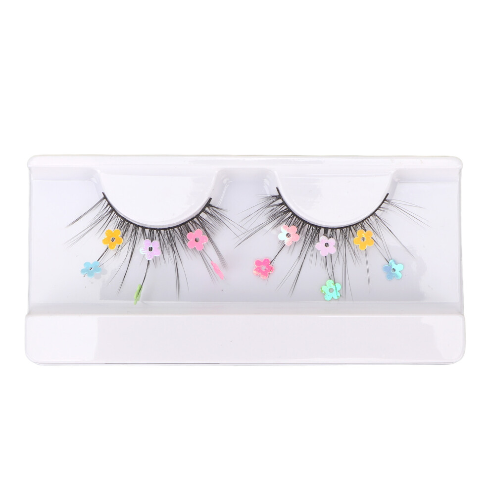 False Eyelashes With Handmade Design, Lightweight And Reusable, Dramatic Glitter For Party And Christmas, Hypoallergenic Decorative Lashes For
