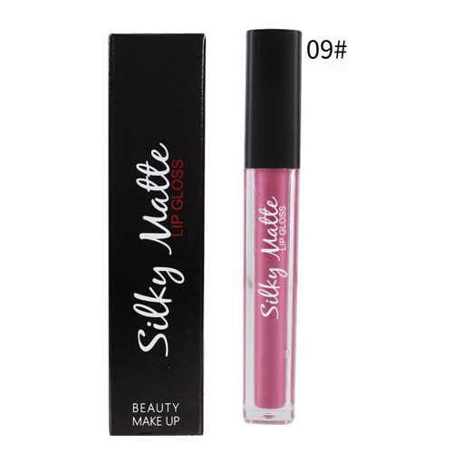 Ματ μεταλλικό lip gloss με βάση το νερό, μακράς διαρκείας, αδιάβροχο, με έντονες