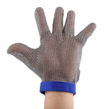 304L Stainless Steel Cut Resistant Glove Level 5 Butcher Chainmail Safety for Kitchen Knife Protection Large