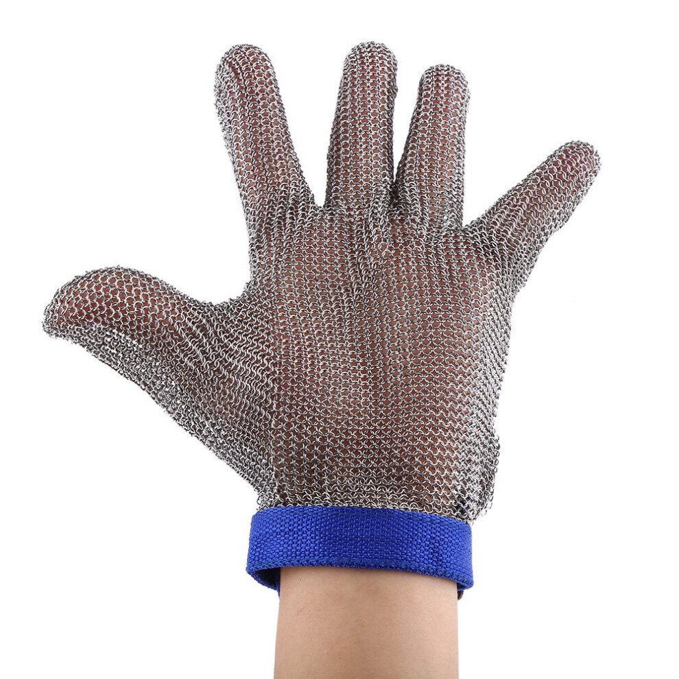 304L Stainless Steel Cut Resistant Glove Level 5 Butcher Chainmail Safety For Kitchen Knife Protection Large 9094768864982