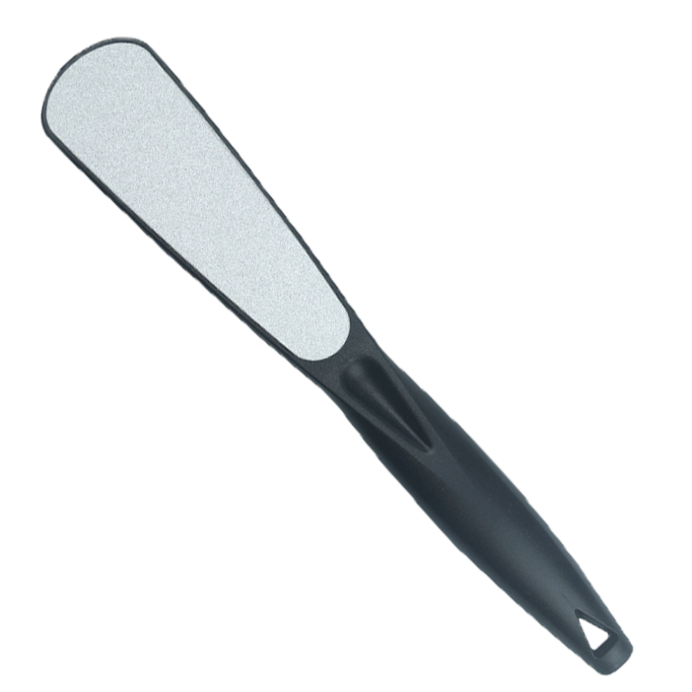 Professional Foot File, Dual Sided Foot File for Dry and Wet Feet Usage, Hard Skin Corns Removal, Stainless Steel Foot Rasp, Callus Remover, Ergonomi