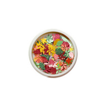 Folhas de polpa de madeira para artesanato DIY, flores secas naturais para nail art, cores sortidas, sem adesivo, espessura moderada para seus