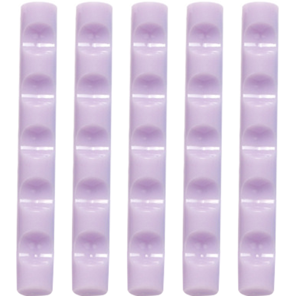 Transparent Crystal Bar Pen Stand, Portable Mini Nail Pen Holder For Salon And Home, Accommodates 5 Pens Neatly, Candy-Colored, Environmentally Frien