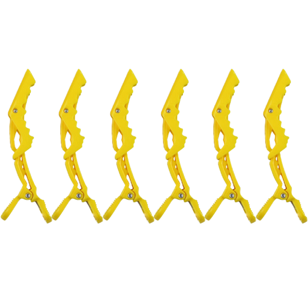 Double-Hinged Design Non-slip Grip, Professional Durable Alligator Clips for Versatile Hair Styling and Salon-Quality Sectioning For Nightclubs