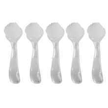 Huidverzorgingsreinigingstool, nagelaccessoires met lange handgreep, scrubborstel met acryl handgreep voor gezichtsverzorging, geschikt voor salon-