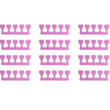 Zachte schuimrubberen teenkussentjes, ergonomisch ontworpen manicure-accessoires voor verlichting van hallux valgus, gel teenscheiders als