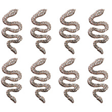 Accesorios 3D para uñas para diseño de arte de uñas, diamantes de imitación de serpiente con usos múltiples y características fáciles de usar,